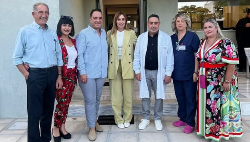 Δωρεά του συλλόγου Αβδελλιωτών στο Κέντρο Υγείας Τυρνάβου