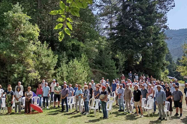Εκδήλωση για την ορκωμοσία των πρώτων αντάρτικων ομάδων του ΕΛΑΣ στον Ολυμπο