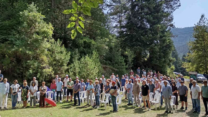 Εκδήλωση για την ορκωμοσία των πρώτων αντάρτικων ομάδων του ΕΛΑΣ στον Ολυμπο