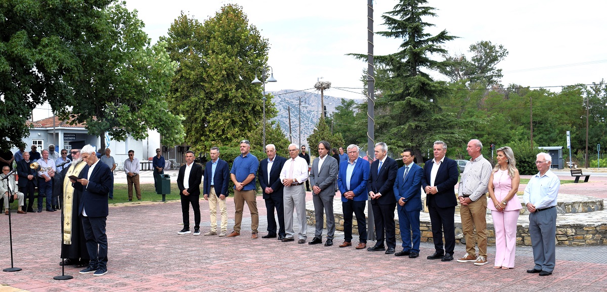 Τιμήθηκαν οι 43 εκτελεσθέντες του Μαρτυρικού χωριού Ελευθέριο