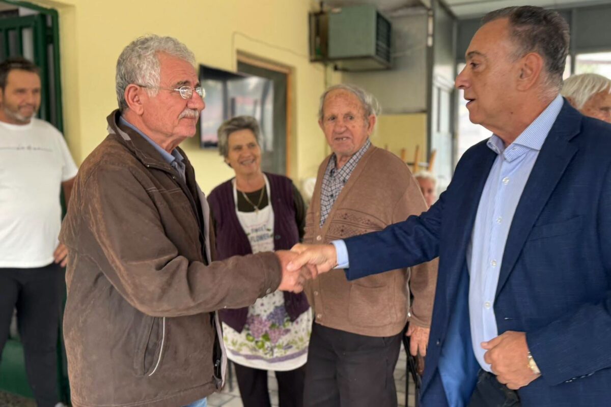 Στην Άκρη Ελασσόνας ο Χρήστος Κέλλας