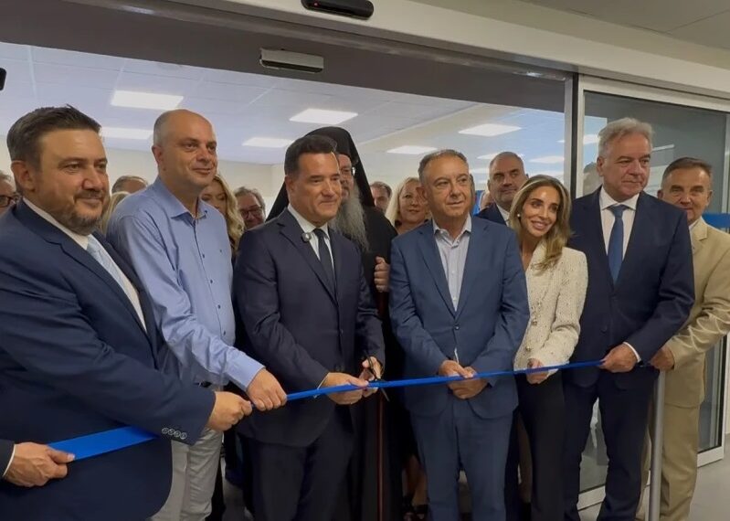 Εγκαίνια του νέου ΤΕΠ στο ΓΝ Λάρισας και της Παιδιατρικής στο Πανεπιστημιακό από τον Αδ. Γεωργιάδη