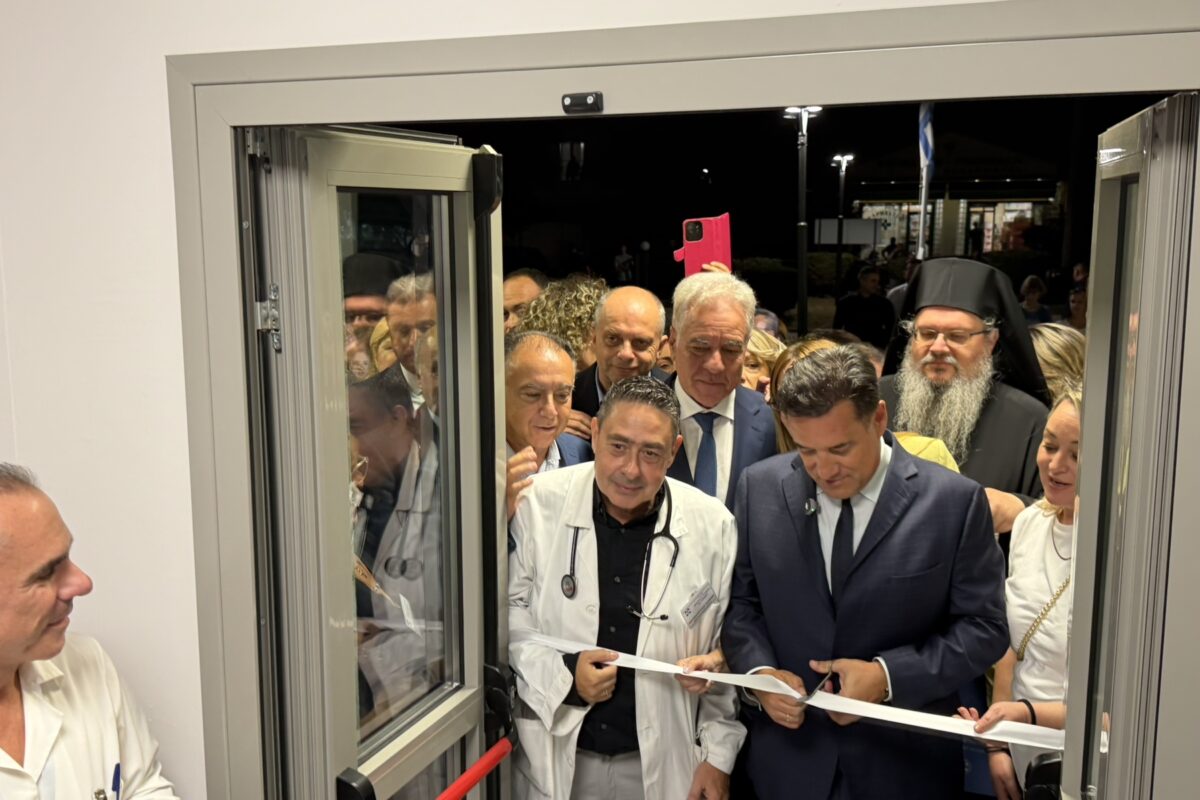 Παρουσία του Αδ. Γεωργιάδη τα εγκαίνια του Κ.Υ. Τυρνάβου