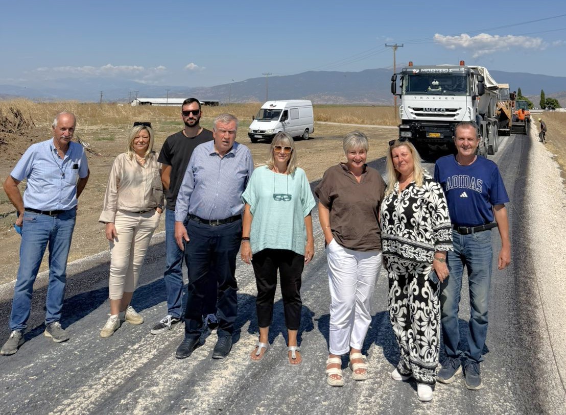 Έργα ασφαλτόστρωσης οδών και κατασκευή νέων πεζοδρομίων σε κοινότητες του Δήμου Κιλελέρ