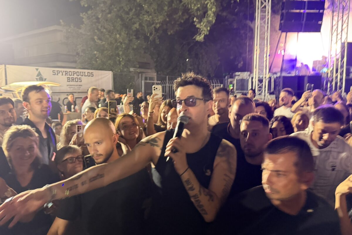 Γιορτή Κρασιού Αμπελώνα: Φωτορεπορτάζ από την κοσμοπλημμύρα στη συναυλία του Νίνο και της Σάλτη