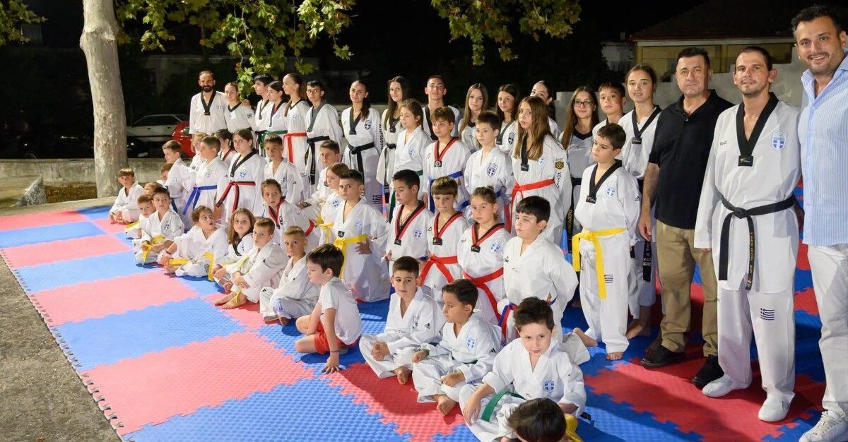 Δυναμική παρουσία του Α.Ο. Ταεκβοντό «ΕΥ ΖΗΝ» Αμπελώνα στη Γιορτή Κρασιού 2026