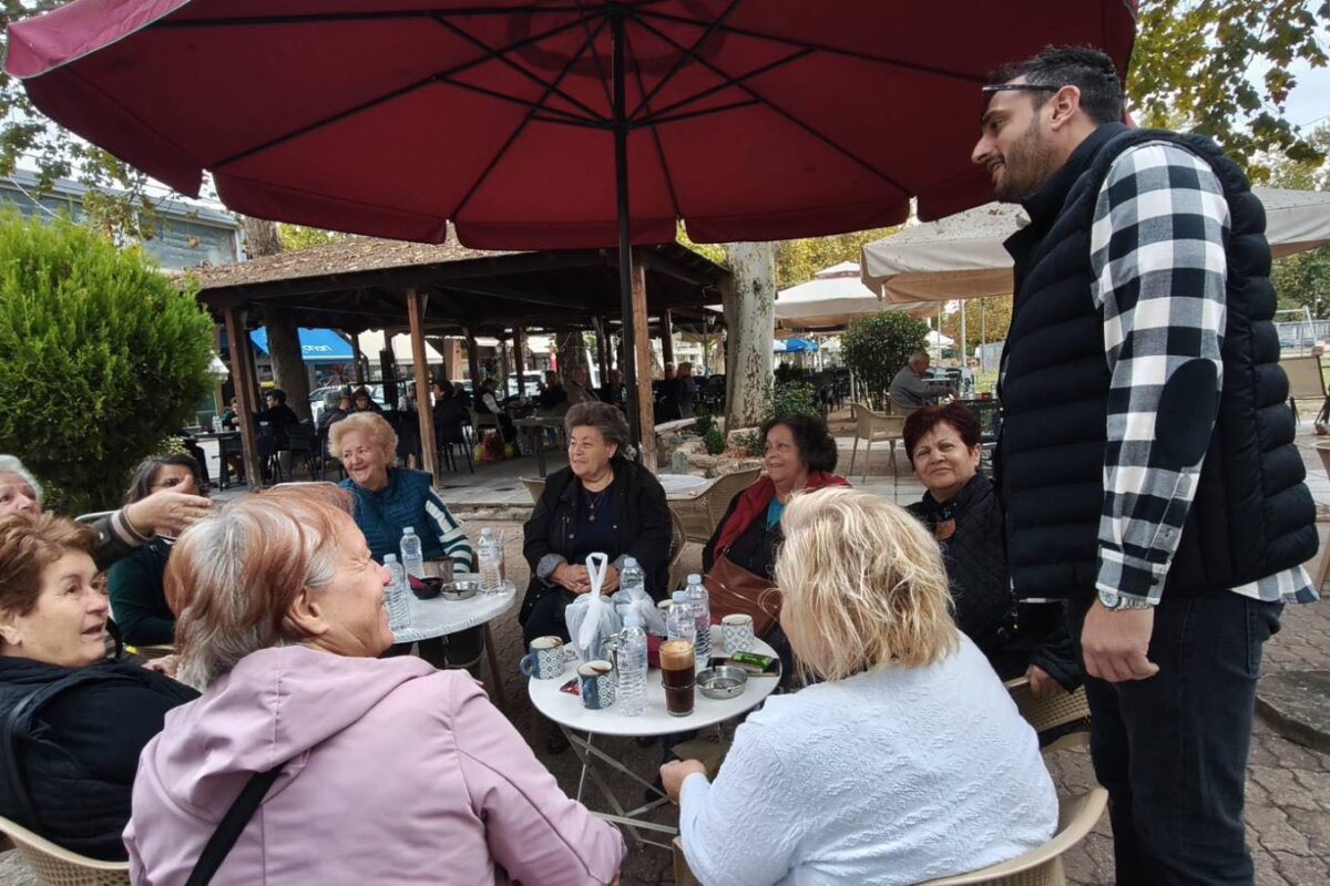 Δείτε φωτορεπορτάζ από τη σημερινή επίσκεψη του δημάρχου στον Αμπελώνα