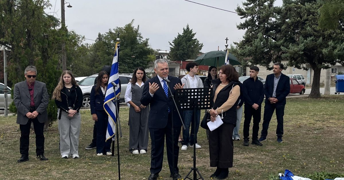 Ο Μάξιμος Χαρακόπουλος στις εκδηλώσεις μνήμης σε Γαλήνη και Πλατύκαμπο