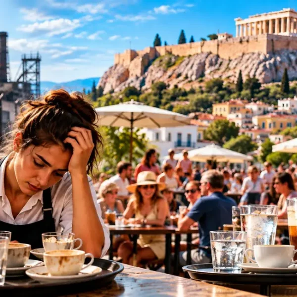 Η Ελλάδα έγινε «οικονομία του καφέ» – Περισσότερες δουλειές, χαμηλότεροι μισθοί και μια οικονομία που μένει πίσω