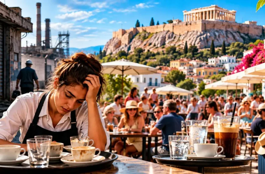 Η Ελλάδα έγινε «οικονομία του καφέ» – Περισσότερες δουλειές, χαμηλότεροι μισθοί και μια οικονομία που μένει πίσω
