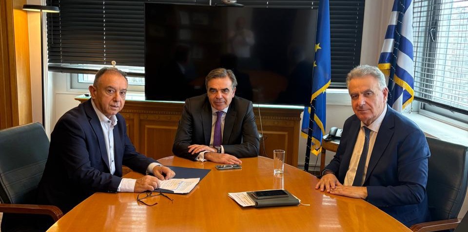 Συνάντηση Χρ. Κέλλα – Μ. Σχοινά στο υπουργείο Αγροτικής Ανάπτυξης