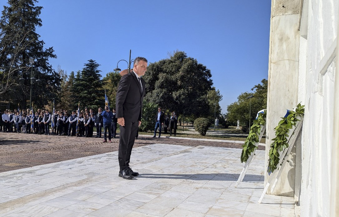 Θ. Μαμάκος: Η Λάρισα κρατά ζωντανή τη μνήμη και τις αξίες αυτών που αγωνίστηκαν για την ελευθερία της