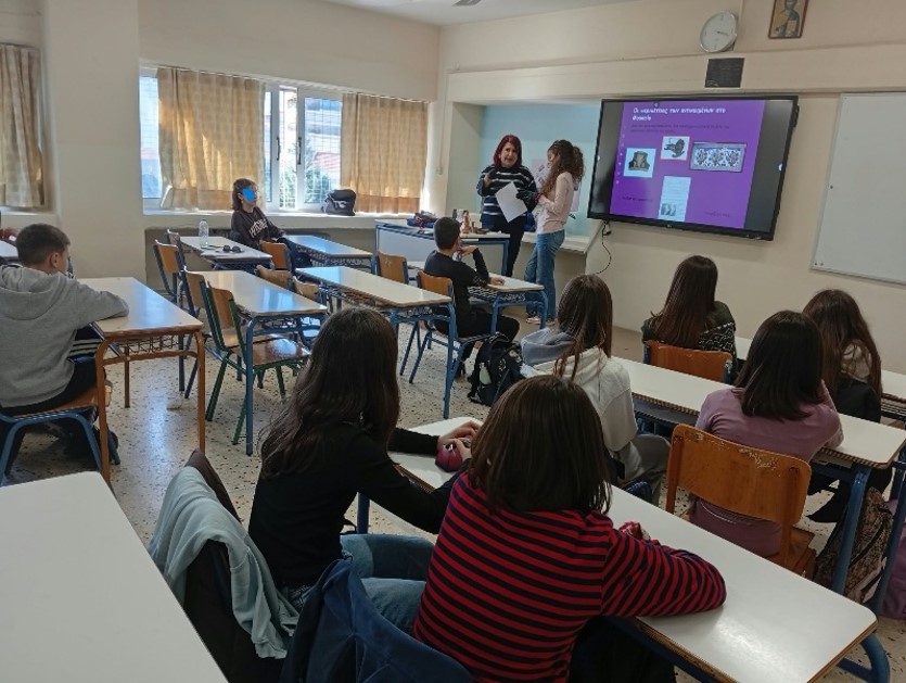 Βιωματικό εργαστήριο τεκμηρίωσης μουσειακών αντικειμένων στο Πρότυπο Γυμνάσιο Λάρισας